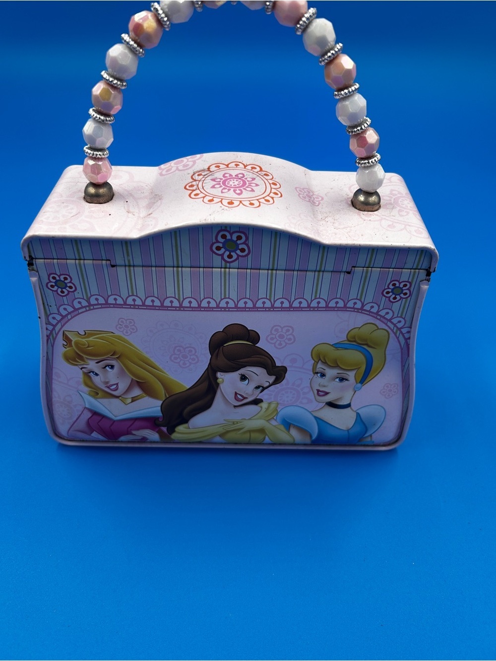 Disney Princess Keepsake Box with 3 Disney Figures